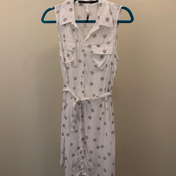 Kensie Dresses & Skirts - NWOT Seashell Print Nautical Shirt Dress Kensie M